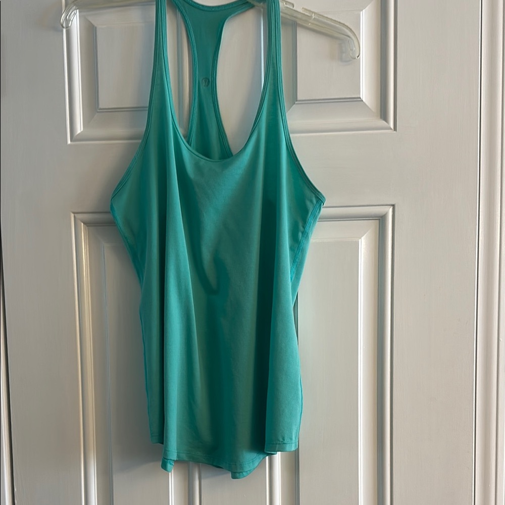 Lululemon Athletica Green Backless Relaxed Tank Top